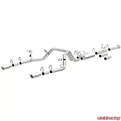 MagnaFlow Exhaust Products MF Series Stainless Cat-Back System for GMC Sierra 2015-2019 6.0L V8 - 19027