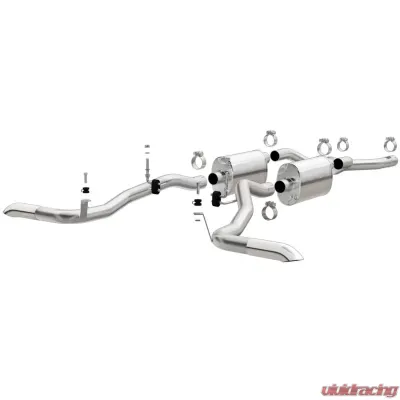 MagnaFlow Exhaust Products MF Series Stainless Crossmember-Back System Ford Bronco 1966-1977 - 15344