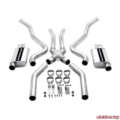 MagnaFlow Exhaust Products Street Series Stainless Crossmember-Back System - 15852