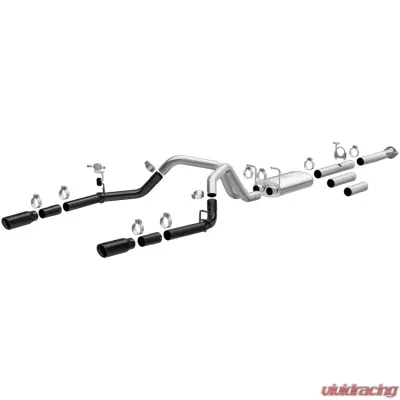 MagnaFlow Exhaust Products MF Series Black Cat-Back System GMC Sierra 2015-2019 6.0L V8 - 19377