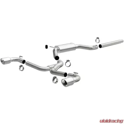 MagnaFlow 2018-2021 Volkswagen GTI Touring Series Cat-Back Performance Exhaust System - 19435