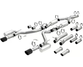 MagnaFlow Exhaust Products xMOD Series Carbon Fiber Tips Cat-Back System