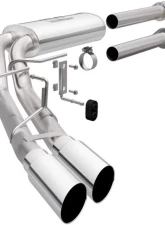 MagnaFlow Street Series Catback Performance Exhaust System Dual Tip Before Rear Tire Black Ford F-150 2015-2022                                     - 19563 - Image 2