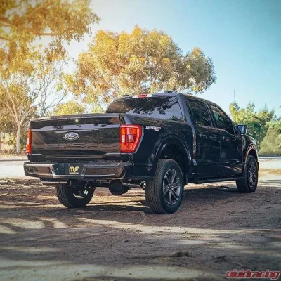 MagnaFlow Street Series Catback Performance Exhaust System Split Angled Rear Black Ford F-150 2015-2022 - 19564