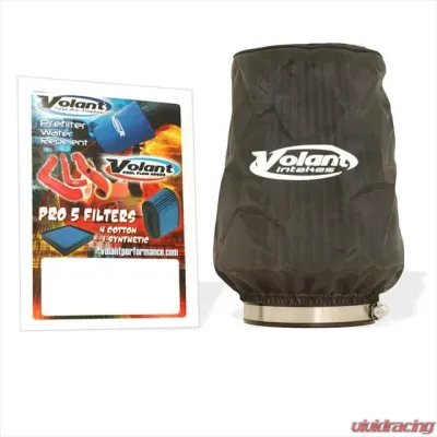 Volant Pre-Filter Air Intake 8 Inch Length 4.75 Inch Top 7.5 Inch Bottom Conical - 51906