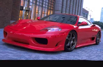 Vertex Vertice FRP 3 Piece Aero Body Kit Ferrari 360 Modena 99-05