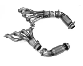 Kooks 1 7/8 x 3 Inch Shorty Header Stainless Steel w/Ultra High Performance Green Catted Connection Pipes Bolts Up To OEM Style Cat Back Exhaust Pontiac G8 GT/GXP LS2/LS3 6.0L/6.2L 2008-2009