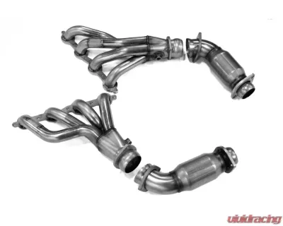 Kooks 1 7/8 x 3 Inch Shorty Header Stainless Steel w/Ultra High Performance Green Catted Connection Pipes Bolts Up To OEM Style Cat Back Exhaust Pontiac G8 GT/GXP LS2/LS3 6.0L/6.2L 2008-2009 - 24201430