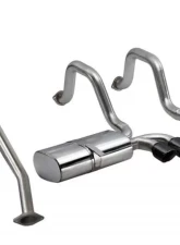 CORSA Performance 2.5" Catback Exhaust Dual Rear Exit w/Twin 3.5" Black PVD Pro-Series Tips Chevrolet Corvette C5 1997-2004                                     - 14111CBBLK - Image 3