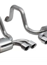 CORSA Performance 2.5" Axleback Exhaust Dual Rear Exit with Twin 3.5" Polished Pro-Series Tips Chevrolet Corvette C5 | C5 Z06 1997-2004                                     - 14111 - Image 3