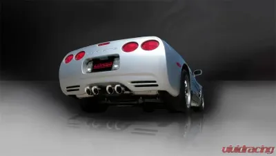 CORSA Performance 2.5" Axleback Exhaust Dual Rear Exit with Twin 3.5" Polished Pro-Series Tips Chevrolet Corvette C5 | C5 Z06 1997-2004 - 14111