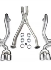 CORSA Performance 2.5" Catback Exhaust Dual Rear Exit w/Twin 3.5" Polished Pro-Series Tips Chevrolet Corvette C5 | C5 Z06 1997-2004                                     - 14114 - Image 3