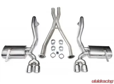 CORSA Performance 2.5" Catback Exhaust Dual Rear Exit w/Twin 3.5" Polished Pro-Series Tips Chevrolet Corvette C5 | C5 Z06 1997-2004 - 14114