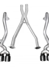 CORSA Performance 2.5" Catback Exhaust Dual Rear Exit w/Twin 3.5" Black PVD Pro-Series Tips Chevrolet Corvette C5 1997-2004                                     - 14114BLK - Image 3