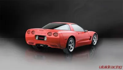 CORSA Performance 2.5" Catback Exhaust Dual Rear Exit w/Twin 3.5" Black PVD Pro-Series Tips Chevrolet Corvette C5 1997-2004 - 14114BLK