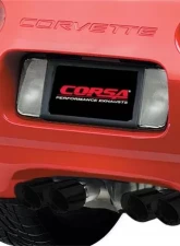 CORSA Performance 2.5" Catback Exhaust Dual Rear Exit w/Twin 3.5" Black PVD Pro-Series Tips Chevrolet Corvette C5 1997-2004                                     - 14114BLK - Image 2