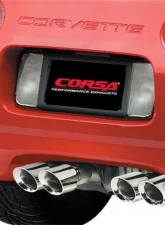 CORSA Performance 2.5" Catback Exhaust Dual Rear Exit w/Twin 3.5" Polished Pro-Series Tips Chevrolet Corvette C5 | C5 Z06 1997-2004                                     - 14114 - Image 2