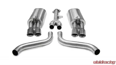 CORSA Performance 2.5" Catback Exhaust Dual Rear Exit w/Twin 3.5" Polished Pro-Series Tips Chevrolet Corvette C4 1986-1991 - 14115