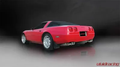 CORSA Performance 2.5" Catback Exhaust Dual Rear Exit w/Twin 3.5" Polished Pro-Series Tips Chevrolet Corvette C4 1986-1991 - 14115