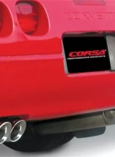 CORSA Performance 2.5" Catback Exhaust Dual Rear Exit w/Twin 3.5" Polished Pro-Series Tips Chevrolet Corvette C4 1986-1991                                     - 14115 - Image 2