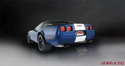 CORSA Performance 2.5" Catback Exhaust Dual Rear Exit w/Twin 3.5" Black PVD Pro-Series Tips Chevrolet Corvette C4 1996-1996 - 14118BLK