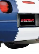 CORSA Performance 2.5" Catback Exhaust Dual Rear Exit w/Twin 3.5" Black PVD Pro-Series Tips Chevrolet Corvette C4 1996-1996                                     - 14118BLK - Image 2