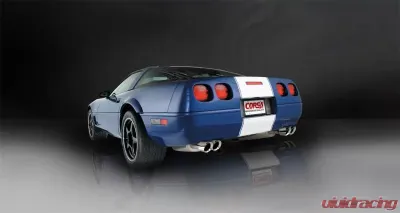 CORSA Performance 2.5" Catback Exhaust Dual Rear Exit w/Twin 3.5" Polished Pro-Series Tips Chevrolet Corvette C4 1996-1996 - 14118