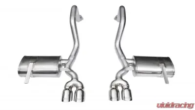 CORSA Performance 2.5" Axleback Exhaust Dual Rear Exit with Twin 3.5" Polished Pro-Series Tips Chevrolet Corvette C5 | C5 Z06 1997-2004 - 14132