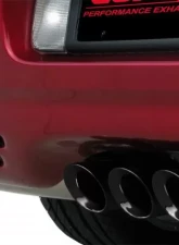 CORSA Performance 2.5" Catback Exhaust Dual Rear Exit w/Tigershark 3.5" Black PVD Pro-Series Tips Chevrolet Corvette C5 1997-2004                                     - 14139CBBLK - Image 2