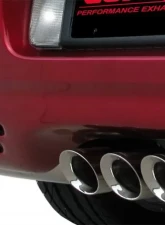 CORSA Performance 2.5" Catback Exhaust Dual Rear Exit w/Tigershark 3.5" Polished Pro-Series Tips Chevrolet Corvette C5 1997-2004                                     - 14139CB - Image 2