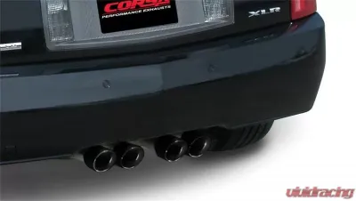 CORSA Performance 2.5" Catback Exhaust Dual Rear Exit w/Twin 3.5" Black PVD Pro-Series Tips Cadillac XLR 2004-2008 - 14156BLK