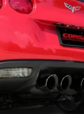 CORSA Performance 3.0" Catback Exhaust Dual Rear Exit w/Twin 4.0" Black PVD Pro-Series Tips Chevrolet Corvette C6 2006-2011                                     - 14164CB1BLK - Image 2