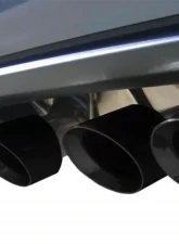 CORSA Performance 3.0" Catback Exhaust Dual Rear Exit w/Twin 4.0" Black PVD Pro-Series Tips Chevrolet Corvette C6 2006-2011                                     - 14164CB1BLK - Image 3
