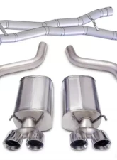 CORSA Performance 3.0" Catback Exhaust Dual Rear Exit w/Twin 4.0" Polished Pro-Series Tips Chevrolet Corvette C6 2012-2013                                     - 14164CB3 - Image 5