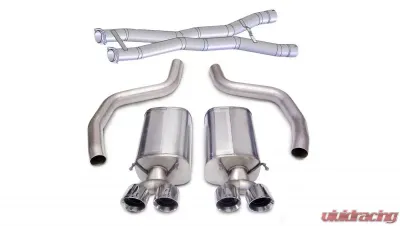 CORSA Performance 3.0" Catback Exhaust Dual Rear Exit w/Twin 4.0" Polished Pro-Series Tips Chevrolet Corvette C6 2012-2013 - 14164CB3