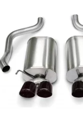 CORSA Performance 2.5" Catback Exhaust Dual Rear Exit w/Twin 3.5" Black PVD Pro-Series Tips Chevrolet Corvette C6 2005-2008                                     - 14169CB4BLK - Image 3