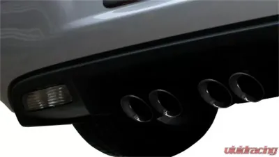 CORSA Performance 2.5" Catback Exhaust Dual Rear Exit w/Twin 3.5" Black PVD Pro-Series Tips Chevrolet Corvette C6 2006-2008 - 14169CB6BLK