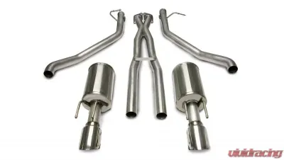 CORSA Performance 2.5" Catback Exhaust Dual Rear Exit w/Single 4.0" Polished Pro-Series Tips Pontiac GTO 2005-2006 - 14189