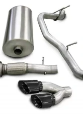 CORSA Performance 3.0" Catback Exhaust Single Side Exit w/Twin 4.0" Black PVD Pro-Series Tips Cadillac Escalade | GMC Yukon 2007-2010                                     - 14202BLK - Image 2