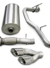 CORSA Performance 3.0" Catback Exhaust Single Side Exit w/Twin 4.0" Polished Pro-Series Tips Cadillac Escalade | GMC Yukon 2007-2010                                     - 14202 - Image 3