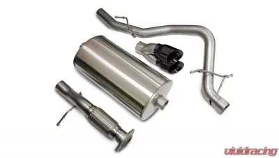 CORSA Performance 3.0" Catback Exhaust Single Rear Exit w/Twin 4.0" Black PVD Pro-Series Tips Chevrolet Tahoe | GMC Yukon 2007-2008 - 14207BLK
