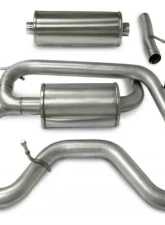 CORSA Performance 3.0" Catback Exhaust Dual Rear Exit w/Single 4.0" Black PVD Pro-Series Tips Hummer H3 2006-2008                                     - 14212BLK - Image 3