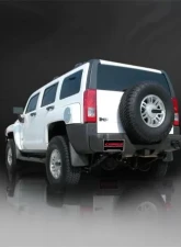 CORSA Performance 3.0" Catback Exhaust Dual Rear Exit w/Single 4.0" Black PVD Pro-Series Tips Hummer H3 2006-2008                                     - 14212BLK - Image 3