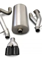 CORSA Performance 3.0" Catback Exhaust Single Rear Exit w/Twin 4.0" Black PVD Pro-Series Tips Hummer H2 2003-2006                                     - 14216BLK - Image 2