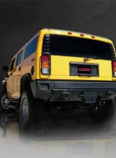 CORSA Performance 3.0" Catback Exhaust Single Rear Exit w/Twin 4.0" Black PVD Pro-Series Tips Hummer H2 2003-2006                                     - 14216BLK - Image 2