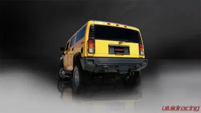 CORSA Performance 3.0" Catback Exhaust Single Rear Exit w/Twin 4.0" Black PVD Pro-Series Tips Hummer H2 2003-2006 - 14216BLK