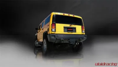 CORSA Performance 3.0" Catback Exhaust Single Rear Exit w/Twin 4.0" Polished Pro-Series Tips Hummer H2 2003-2006 - 14216