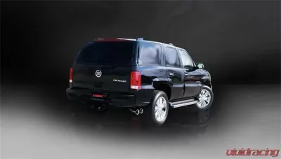 CORSA Performance 3.0" Catback Exhaust Single Side Exit w/Twin 4.0" Polished Pro-Series Tips Cadillac Escalade | GMC Yukon 2002-2006 - 14220