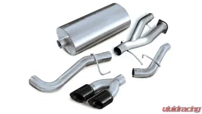 CORSA Performance 3.0" Catback Exhaust Single Side Exit w/Twin 4.0" Black PVD Pro-Series Tips Cadillac Escalade | GMC Yukon XL 2002-2006 - 14222BLK