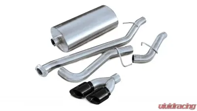 CORSA Performance 3.0" Catback Exhaust Single Side Exit w/Twin 4.0" Black PVD Pro-Series Tips Chevrolet Suburban | GMC Yukon XL 2002-2006 - 14237BLK